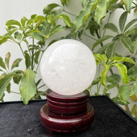 Quả Cầu Thạch Anh Trắng 9.5cm