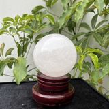  Quả Cầu Thạch Anh Trắng 9.5cm 