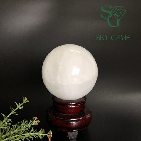 Quả Cầu Thạch Anh Trắng 920g
