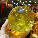  Quả Cầu Thạch Anh Vàng VIP 1,58kg 