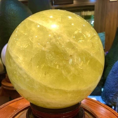 Quả Cầu Thạch Anh Vàng 10kg