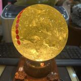  Quả Cầu Thạch Anh Vàng 3.44kg 