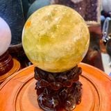  Quả Cầu Thạch Anh Vàng 4.2kg 