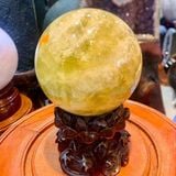  Quả Cầu Thạch Anh Vàng 4.2kg 