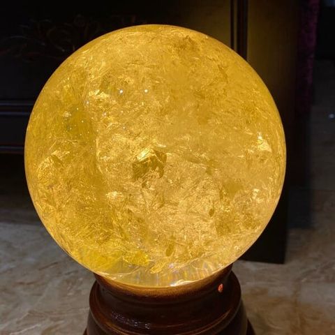 Quả Cầu Thạch Anh Vàng 5.09kg