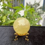  Quả Cầu Thạch Anh Vàng 6cm 