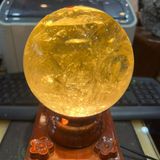  Quả Cầu Thạch Anh Vàng 2.9kg 