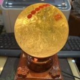  Quả Cầu Thạch Anh Vàng 2.9kg 