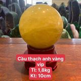  Quả Cầu thạch anh vàng 1,8kg 