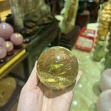  Quả Cầu Thạch Anh vàng Vip 390g 