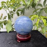  Quả Cầu Thạch Anh Xanh Dương 8.8cm 