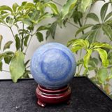  Quả Cầu Thạch Anh Xanh Dương 8.8cm 