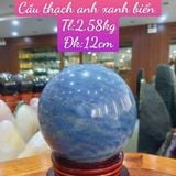  Quả Cầu Thạch Anh Xanh Dương 2,58kg 