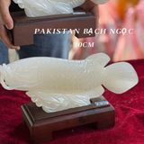  Tượng Cá Rồng Bạch Ngọc 