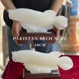  Tượng Cá Rồng Bạch Ngọc 