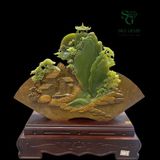  Tác Phẩm Chốn Bồng Lai Ngọc Onyx Xanh 56x41cm 