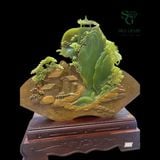  Tác Phẩm Chốn Bồng Lai Ngọc Onyx Xanh 56x41cm 