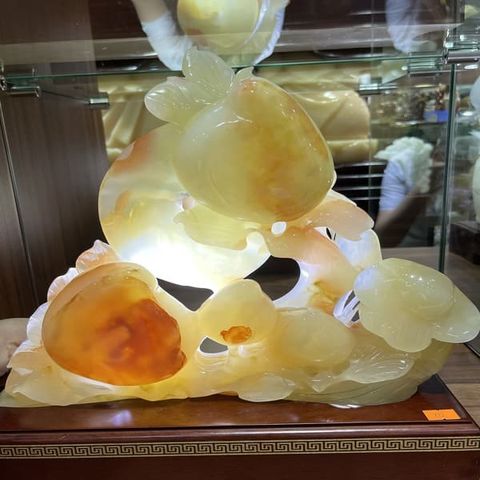 Tác Phẩm Đào Tiên Lộc Như Ý Ngọc Onyx