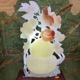  Tác Phẩm Hồ Lô Thu Hút Tài Lộc Ngọc Onyx Trắng 