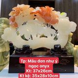  Tác Phẩm Hoa Mẫu Đơn Như Ý Ngọc Onyx 