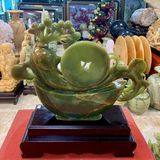  Tác phẩm Nhân Sâm Như Ý Tụ Kim Bảo Ngọc Onyx Xanh 