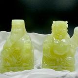  Tượng Thần Tài Thổ Địa Ngọc Onyx Xanh 