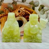  Tượng Thần Tài Thổ Địa Ngọc Onyx Xanh 