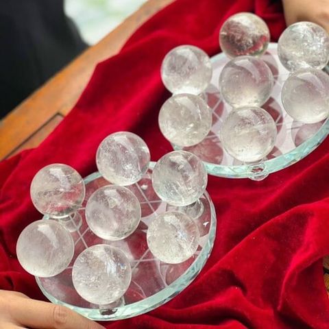  Thất Tinh Trận Thạch Anh Trắng 