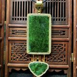  Thẻ Bài Ngọc Huyết Bọc Bạc Xi Vàng 