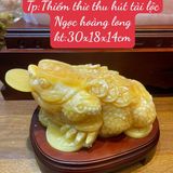  Tượng Thiềm Thừ Ngọc Hoàng Long 30cm 