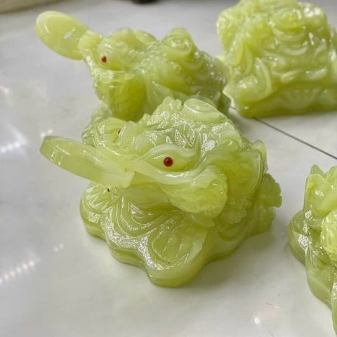 Thiềm Thừ Ngọc Onyx Xanh