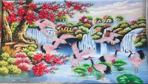 Tranh Đá Quý Phong Cảnh