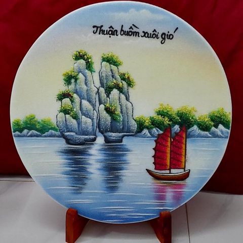 Tranh Đá Quý Thuận Buồm Xuôi Gió