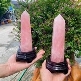  Trụ Đá Thạch Anh Hồng 