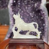  Tượng 12 Con Giáp Ngọc Onyx Trắng 