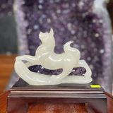  Tượng 12 Con Giáp Ngọc Onyx Trắng 