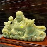  Tượng Di Lặc Ngọc Onyx Xanh 