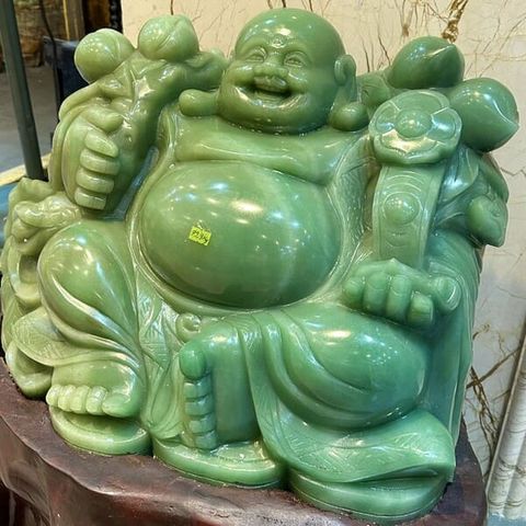 Tượng Di Lặc Thạch Anh Xanh 99.3kg