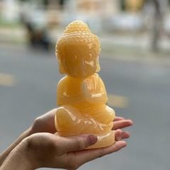 Tượng Thích Ca ngọc Hoàng long 14cm