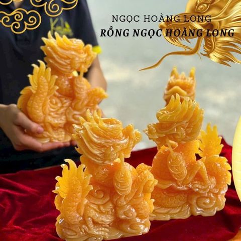 Tượng Rồng Phong Thủy Ngọc Hoàng Long