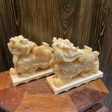  Tượng Tỳ Hưu Ngọc Hoàng Long 24cm 