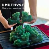  Tượng Tỳ Hưu Thạch Anh Xanh 