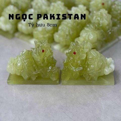  Cặp Tỳ Hưu Ngọc Pakistan 8cm 