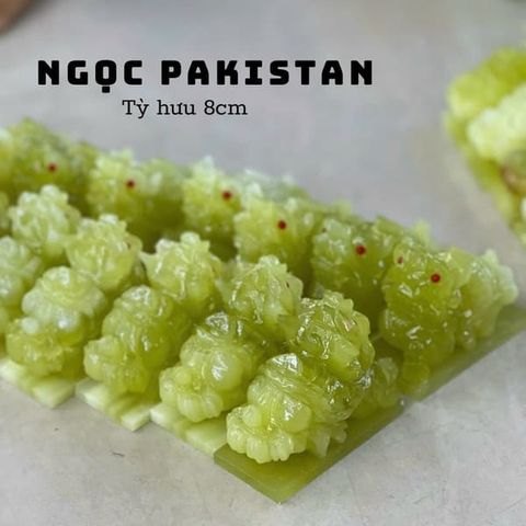 Tượng Tỳ Hưu Ngọc Pakistan 8cm