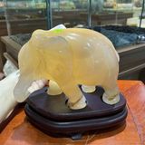  Tượng Voi Ngọc Mã Não 13cm 