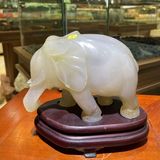  Tượng Voi Ngọc Mã Não 13cm 