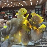  Tượng Voi Ngọc Mã Não 17cm 