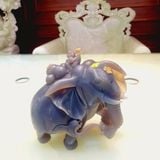  Tượng Voi Ngọc Mã Não 18cm 