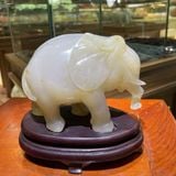  Tượng Voi Ngọc Mã Não 13cm 