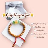  Vòng Dâu Tằm Mix Hổ Phách Mật Lạp và Bồ Đề 
